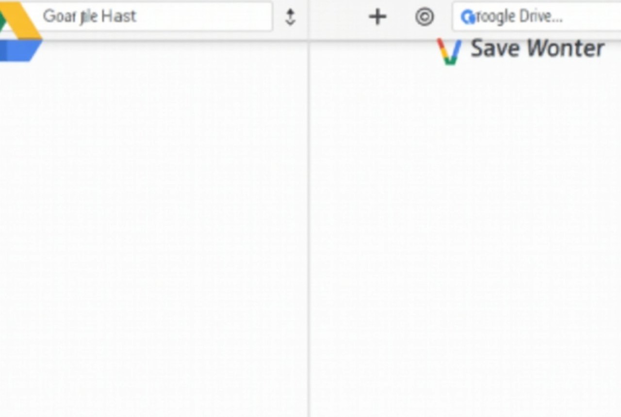 Side-by-side browser screenshots of a Google Drive share-link dialog and a WeTransfer upload page